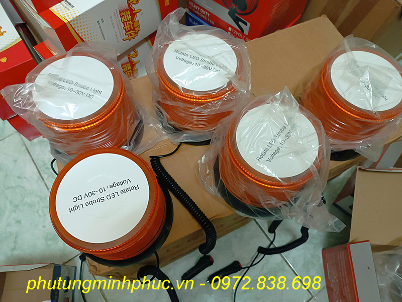 Đèn cảnh báo nhấp nháy cho xe nâng, máy xúc, máy công trình