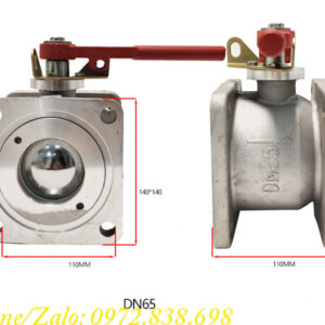 Van 2 ngả DN65 xe phun nước rửa đường