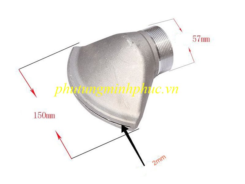 Béc mỏ vịt xe phun nước rửa đường tưới cây