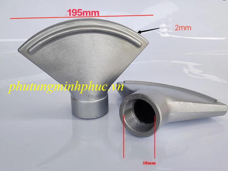 Béc phun mỏ vịt xe rửa đường tưới cây