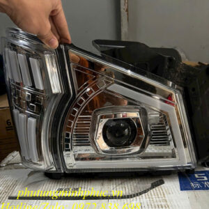 Đèn pha led xe Isuzu QKR đầu tròn