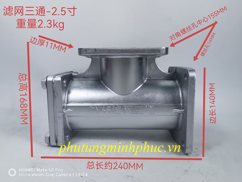 Lọc rác DN65 xe rửa đường tưới cây