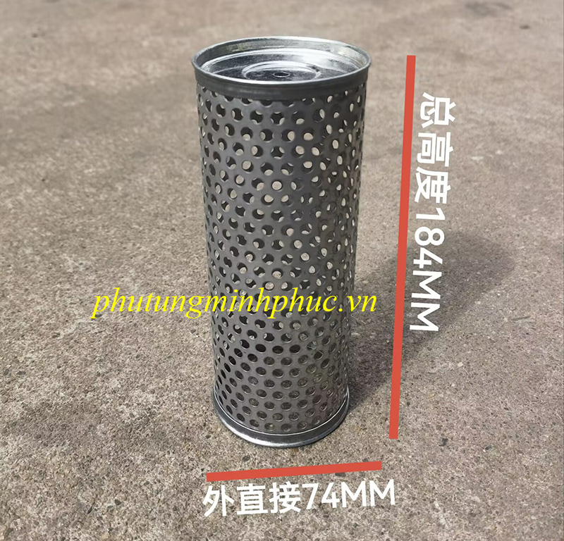 lõi lọc rác DN65 xe phun nước rửa đường