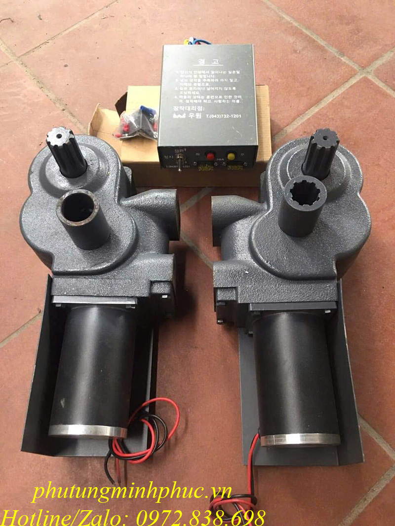 Mô tơ cuốn bạt xe tải