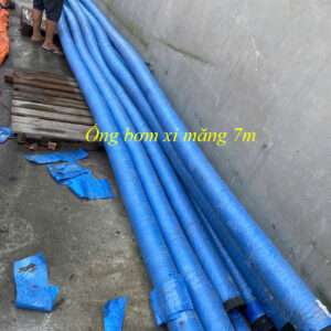 Ống bơm xi 7m mooc bồn chở xi măng rời