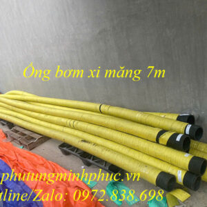 Ống bơm xi 7m mooc chở xi măng rời
