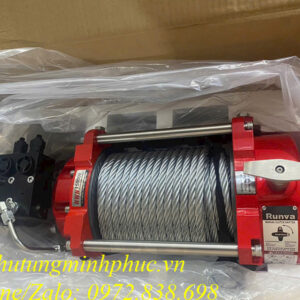 Tời thủy lực 6.8 tấn Runva màu đỏ