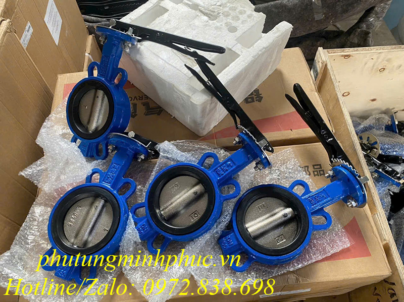 Van khóa xi DN100, DN125 mooc bồn chở xi măng rời