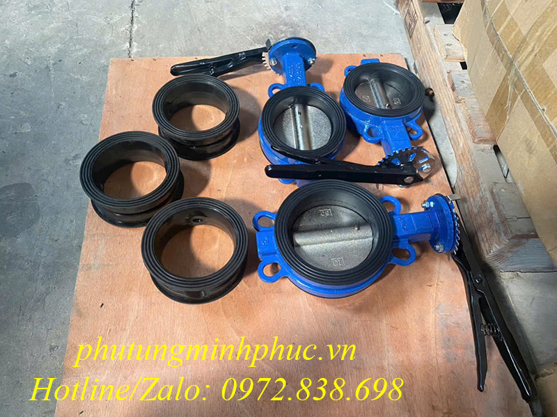 Van khóa xi DN100, DN125 mooc bồn chở xi măng rời