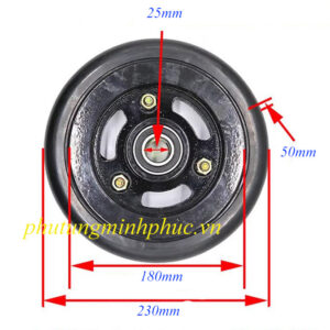 Alternative view of Bánh Xe Cổ Hút Xe Quét Đường (ĐK 230mm)