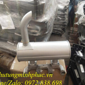 Bô xả động cơ ZH4102 mooc chở xi măng