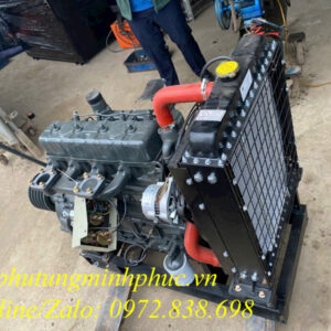 Động cơ lai ZH4102 mooc chở xi măng