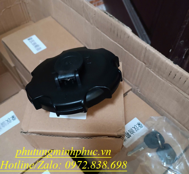 Nắp bình dầu xe ben, xe trộn bê tông Howo V7X